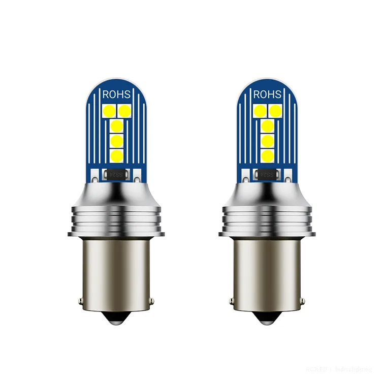 RCJLED 1157 3030 10-SMD Flat-Top LED Signal Bulb