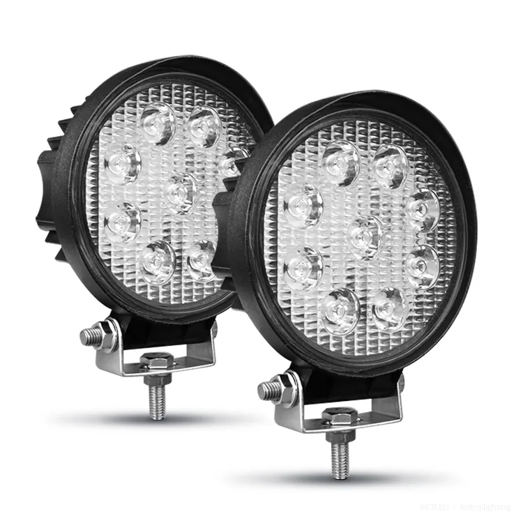 RCJLED 27W/42W/48W Ribbed-Housing LED Work Light