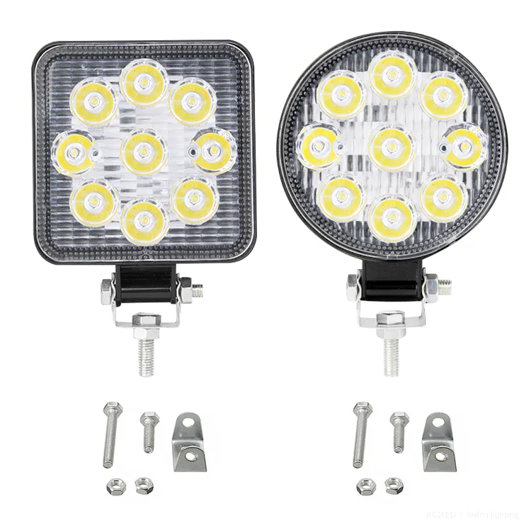 RCJLED 27W Round Combo-Beam LED Work Light