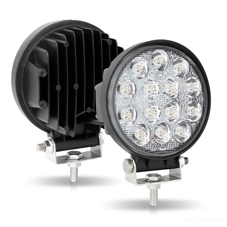RCJLED 42W Round 14-LED Work Light
