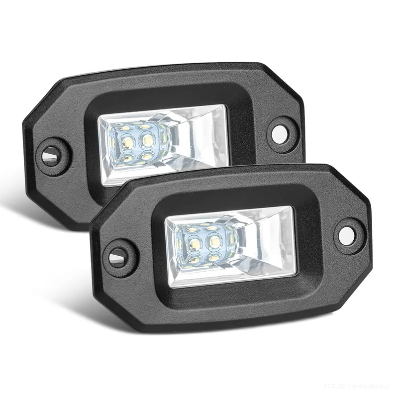 RCJLED 20W Flush-Mount LED Work Light