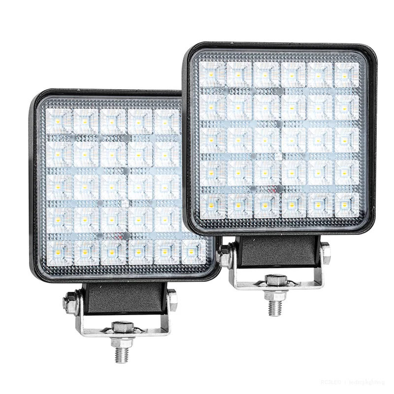 RCJLED 42W Square Dual-Color LED Work Light