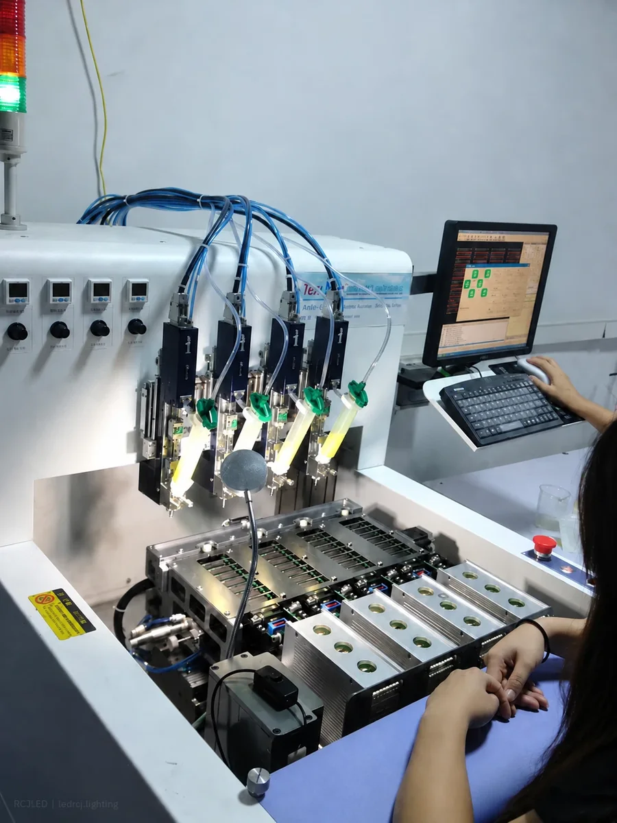 RCJLED operator and production equipment