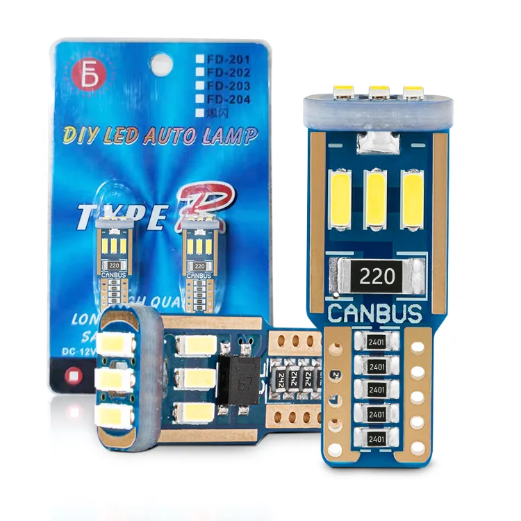 RCJLED T10 4014 9-SMD Canbus LED Bulb