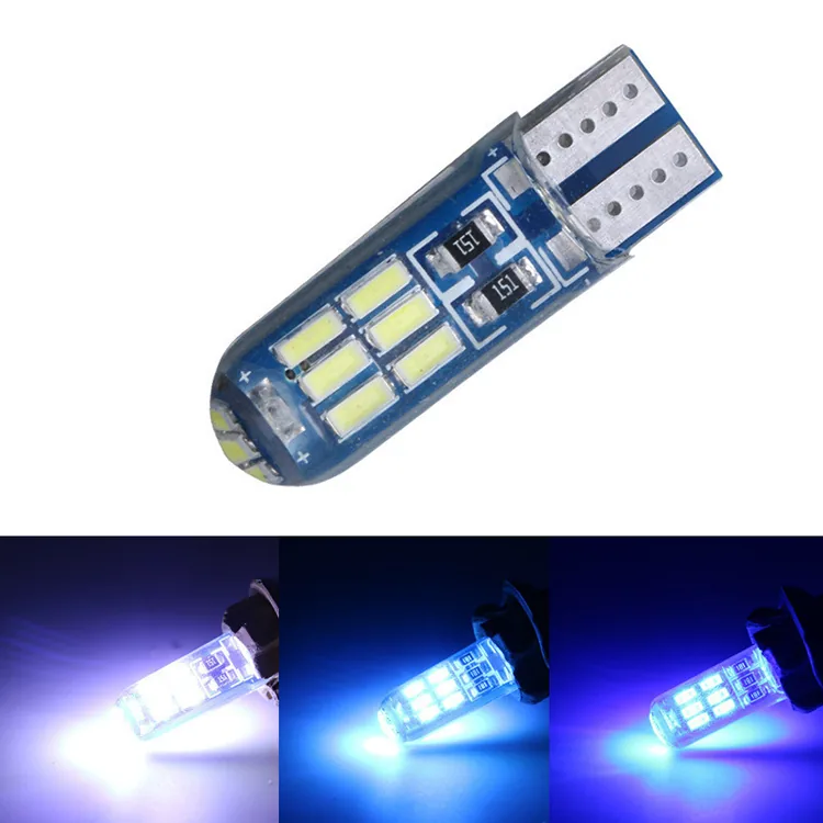RCJLED W5W 3014 15-SMD Canbus LED Bulb