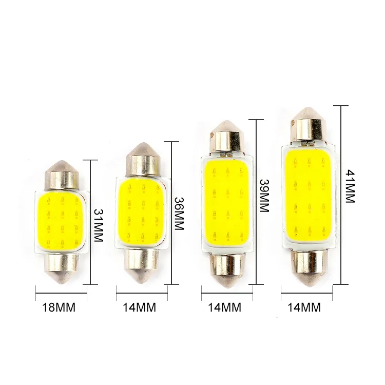 RCJLED 3W COB LED Festoon Bulb