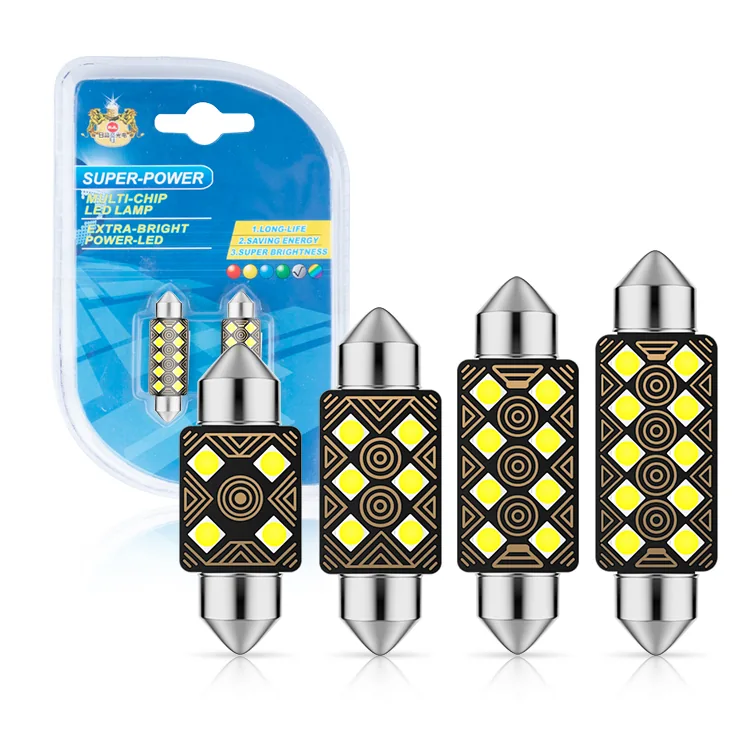 RCJLED Festoon 3030 6-SMD Canbus LED Bulb