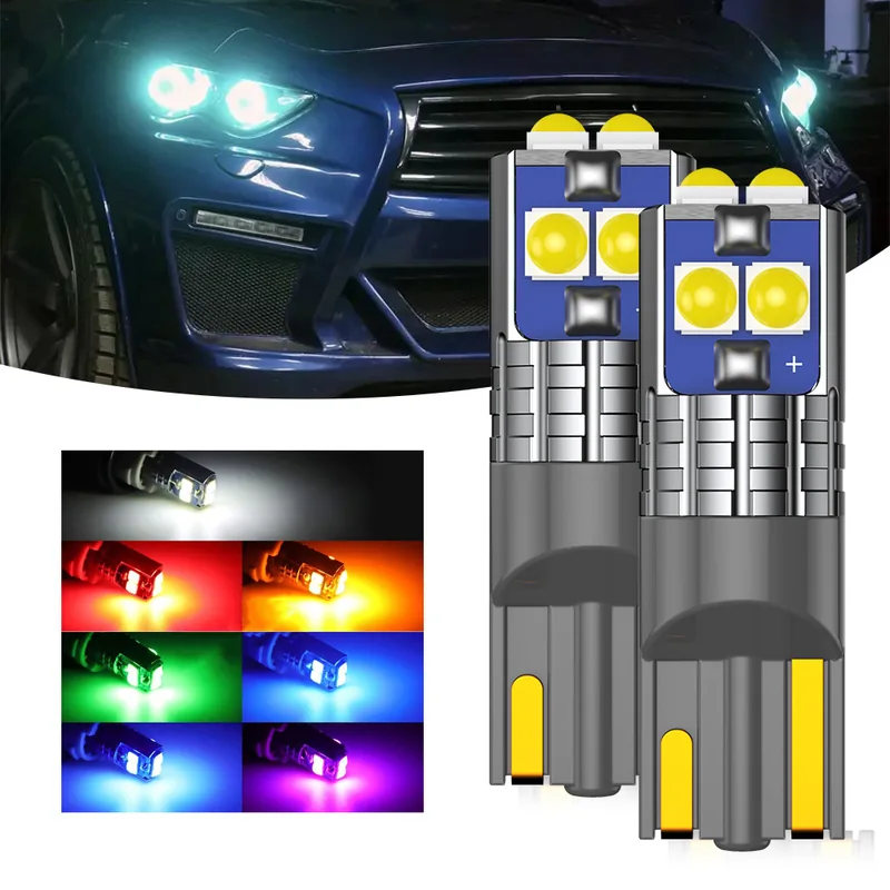 RCJLED T10 3030 6-SMD Lens LED Bulb