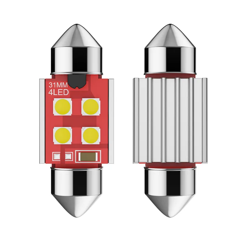 RCJLED C5W 3030 4-SMD LED Festoon Bulb