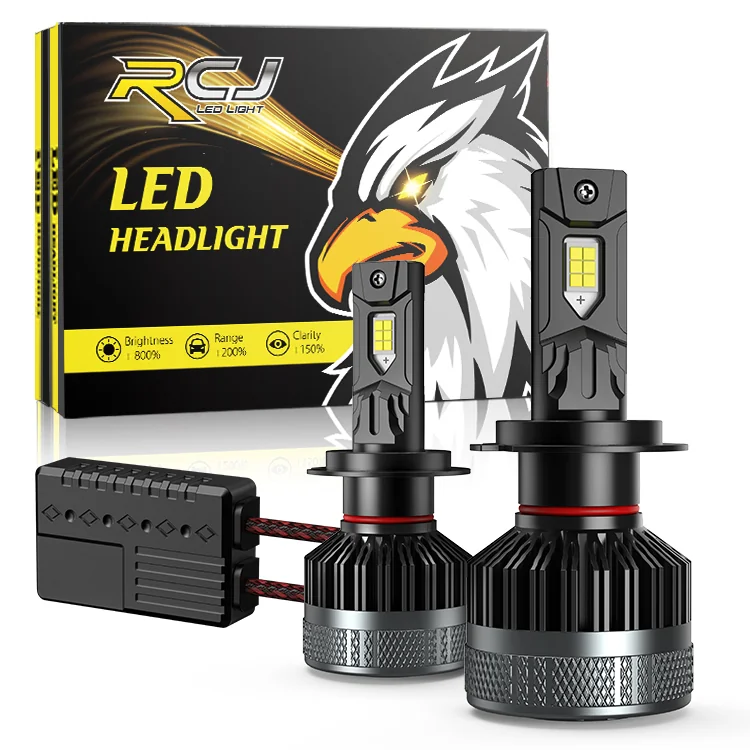 RCJLED Z120 120W H4 LED Headlight