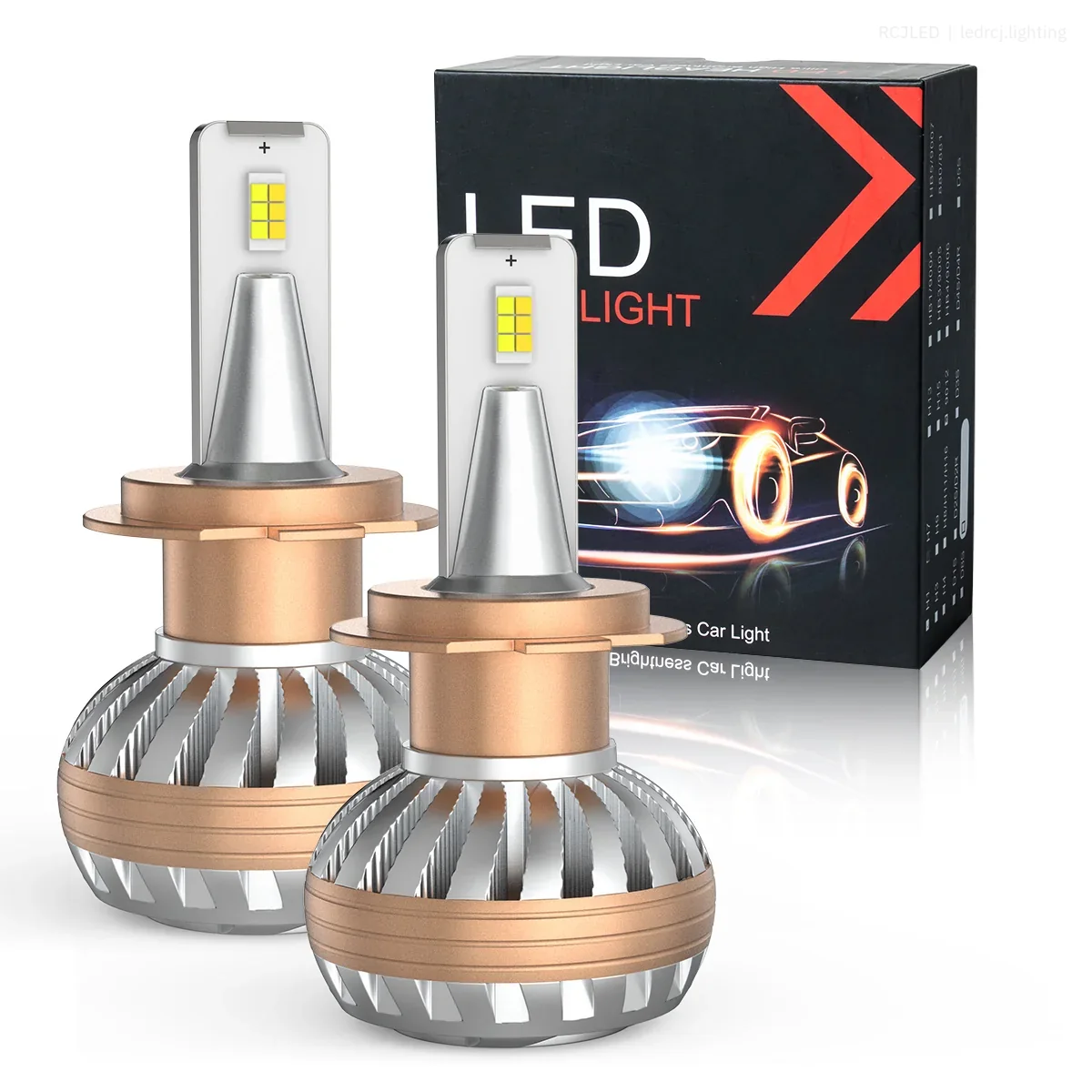 RCJLED 52W H1 LED Headlight
