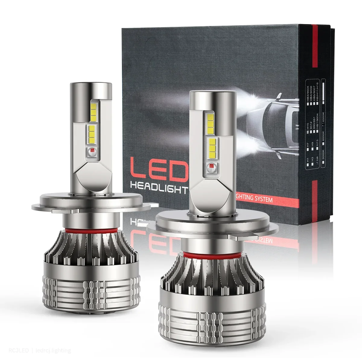 RCJLED 56W H4 LED Headlight