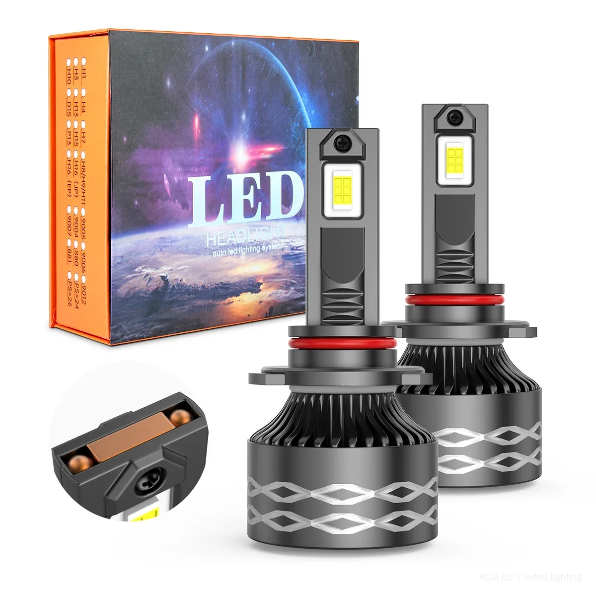 RCJLED L11 60W H4 LED Headlight