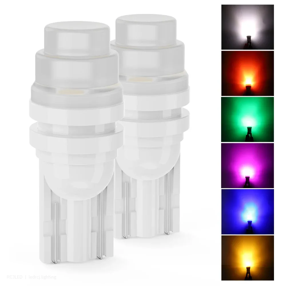 RCJLED T10 W5W Ceramic-Lens LED Bulb