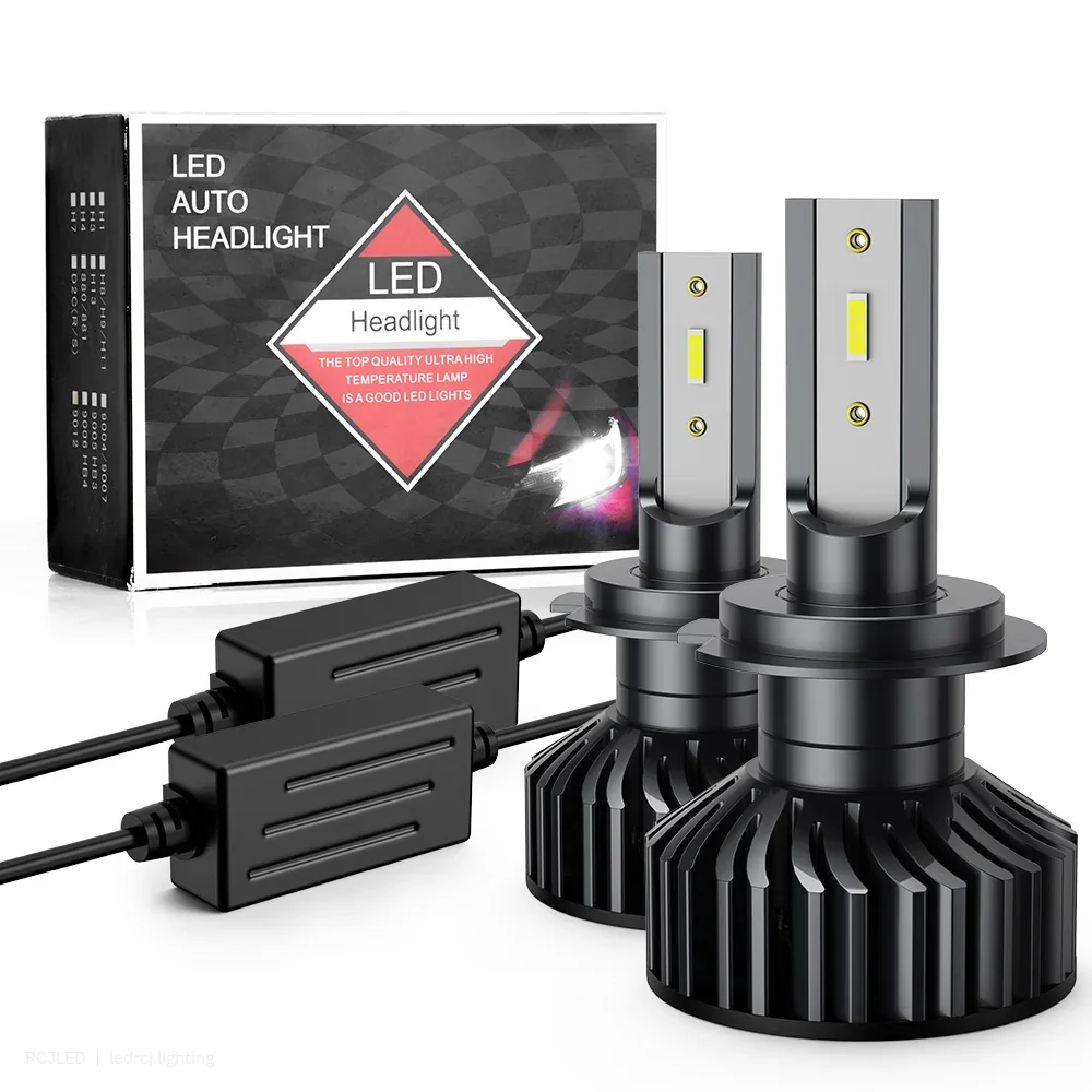 RCJLED K7 30W Fanless H7 LED Headlight