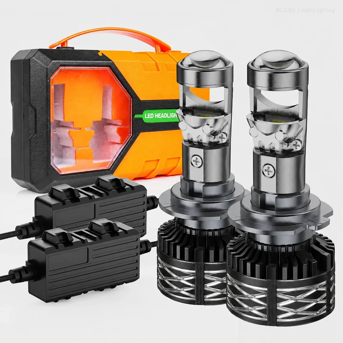 RCJLED T9 60W Projector H4 LED Headlight