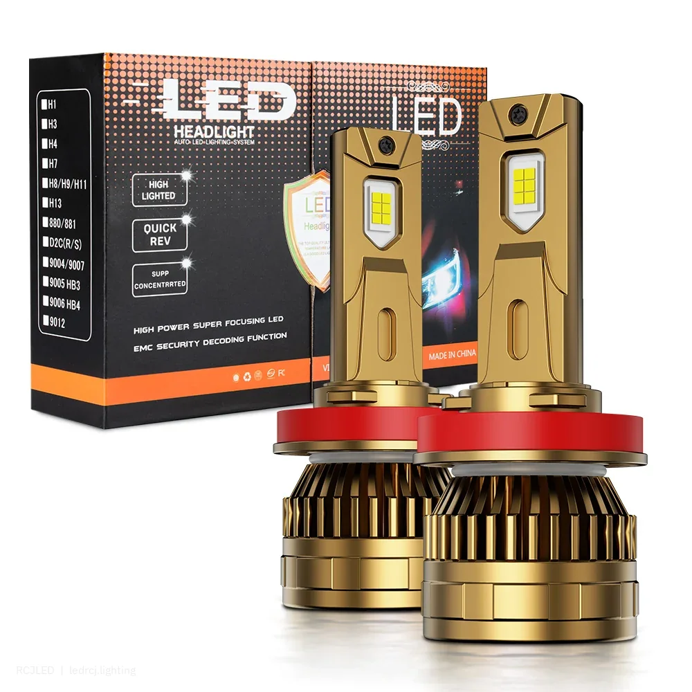 RCJLED 75W Lens H7 LED Headlight