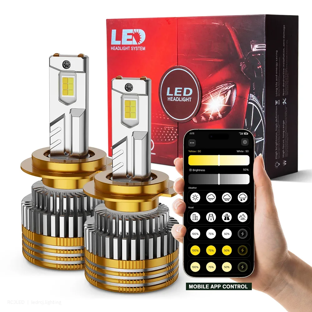 RCJLED R13A 75W H7 LED Headlight