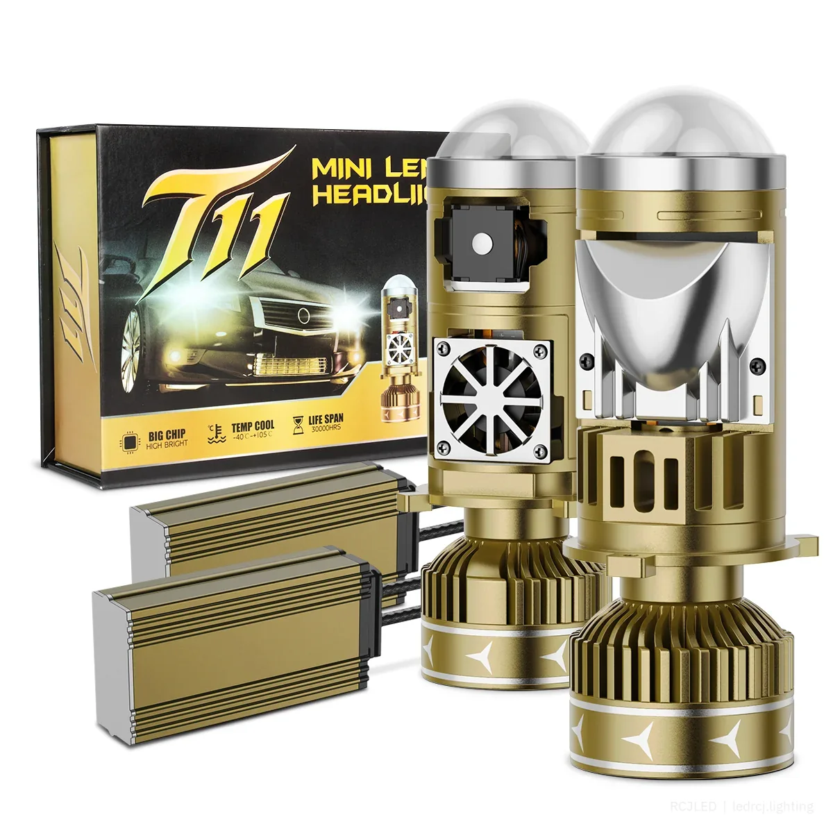 RCJLED T11 120W H7 LED Headlight