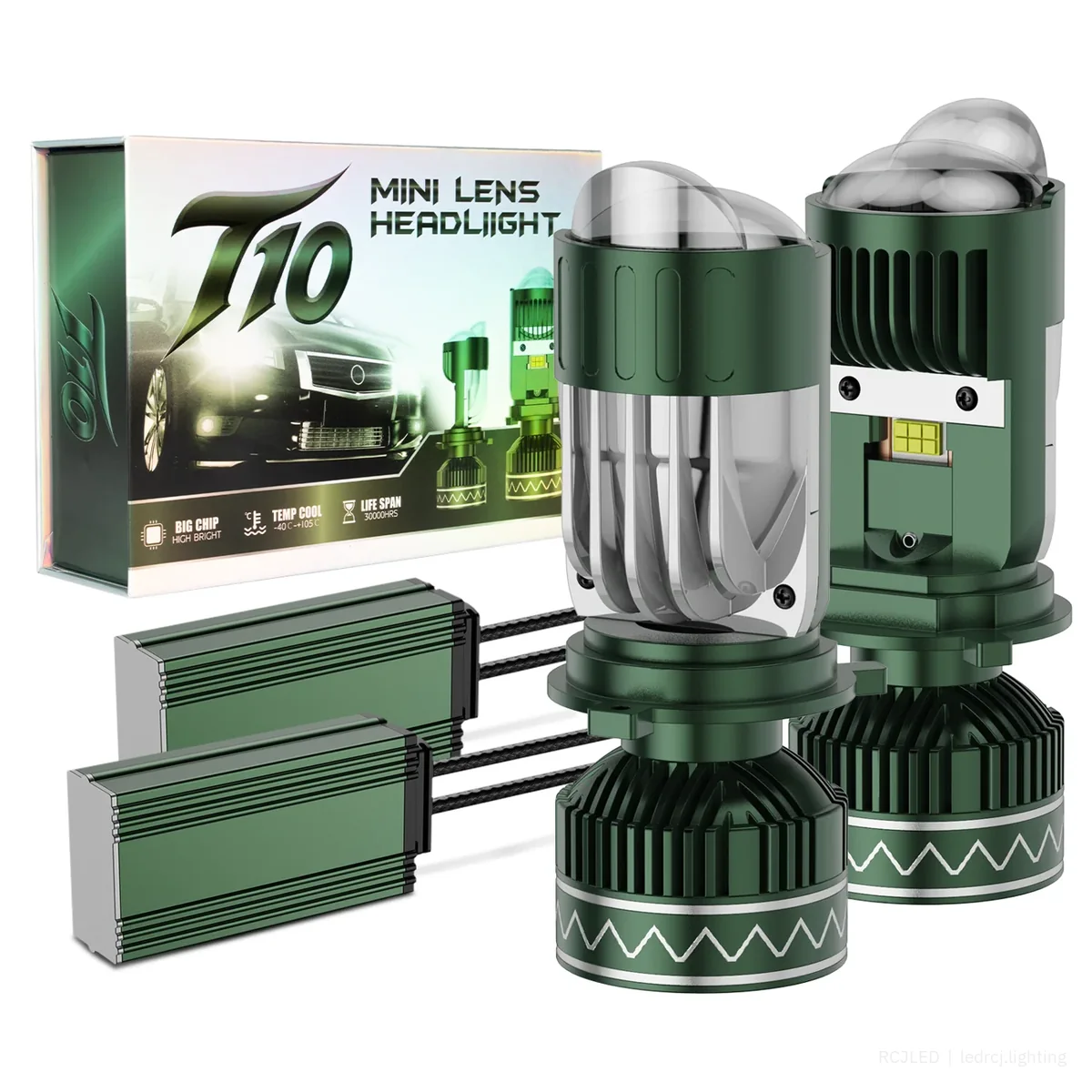 RCJLED T10 120W LED Headlight