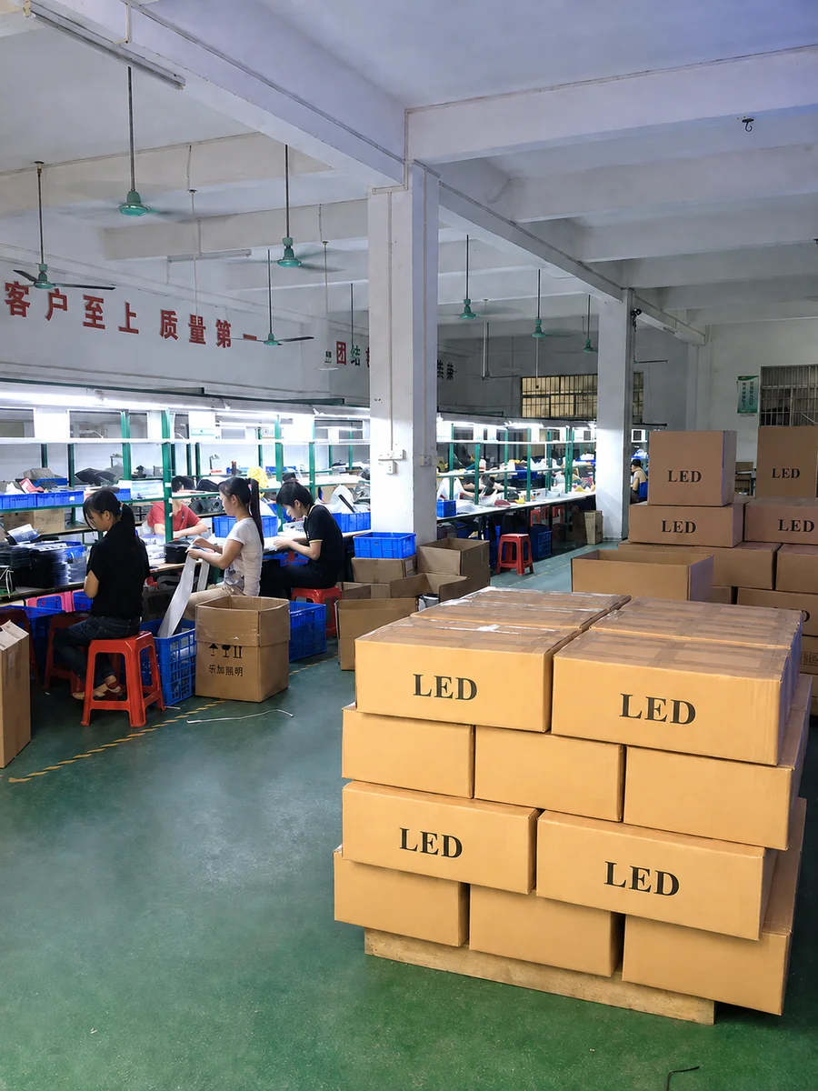 RCJLED manufacturing workshop